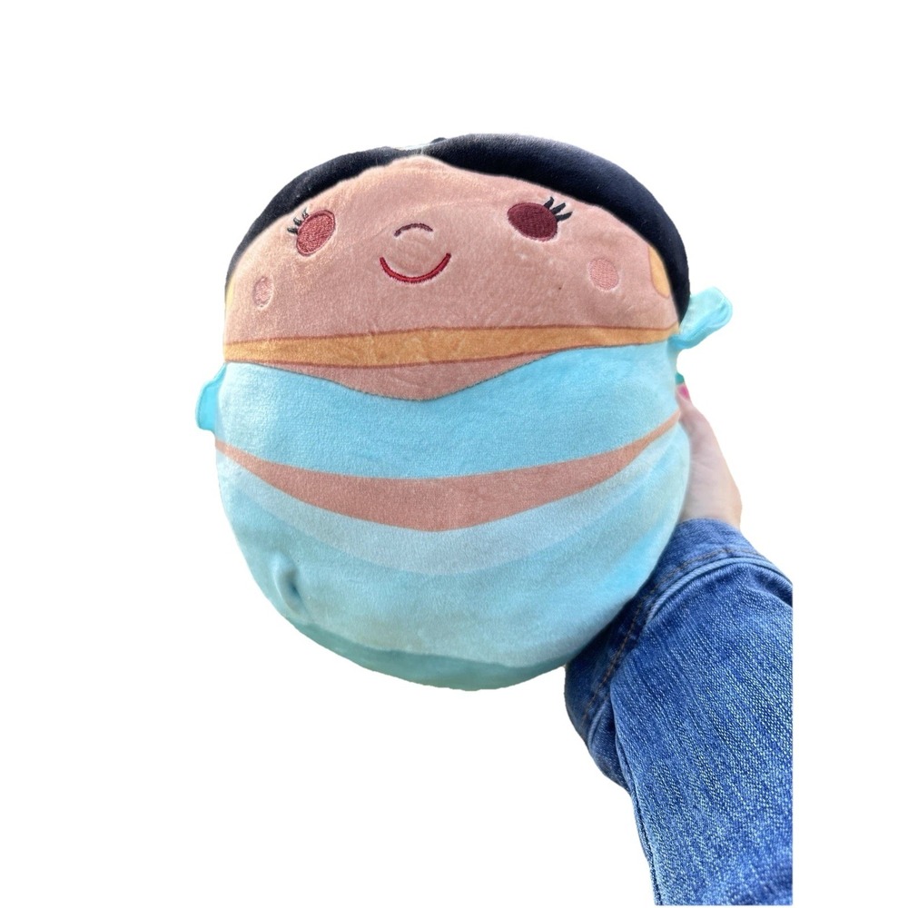 Squishmallow Disney Princess Jasmine Stuffed 10"inch Plush Aladdin Disney‎ EUC